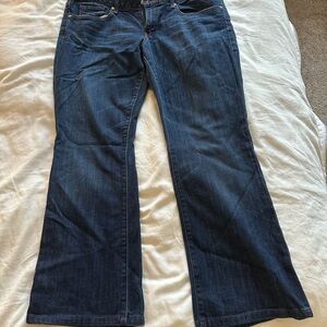 GAP Blue Flare Wide Leg Jeans